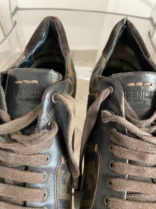 Sneakers Fendi Uomo Beige/Marrone