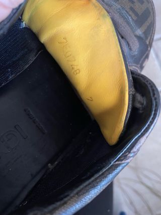 Sneakers Fendi Uomo Beige/Marrone