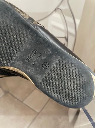 Sneakers Fendi Uomo Beige/Marrone