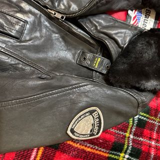 Giacca Blauer Pelle Biker Nera