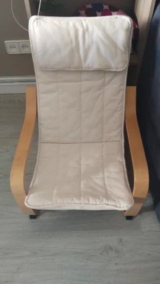 Sillón infantil Ikea beige