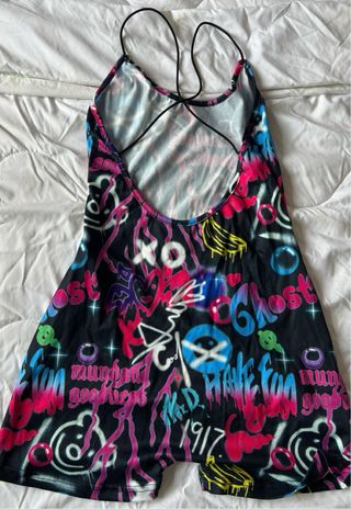 Mono corto estampado graffiti talla S