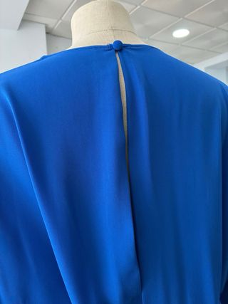 Traje Flamenco Azul Talla 44 Nuevo