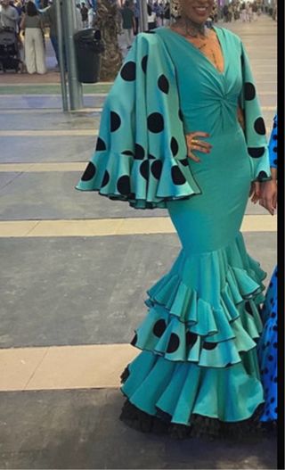 Traje de flamenca con lunares