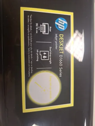 Impresora HP Deskjet D1660 Series Negra
