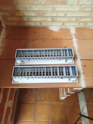 Rejillas de ventilación blancas