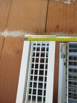 Rejillas de ventilación blancas