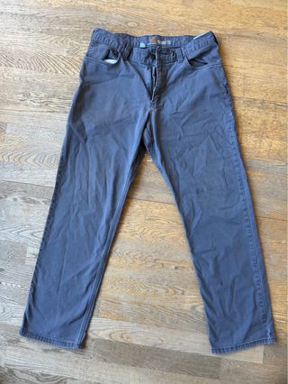 Pantalones Carhartt Gris Rectos Talla 34x32