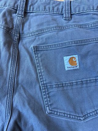 Pantalones Carhartt Gris Rectos Talla 34x32