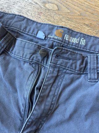 Pantalones Carhartt Gris Rectos Talla 34x32