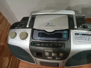 Radio Cassette Aiwa Gris/Plata
