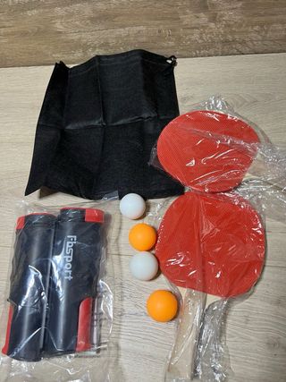 Set de Ping Pong con Red Retráctil