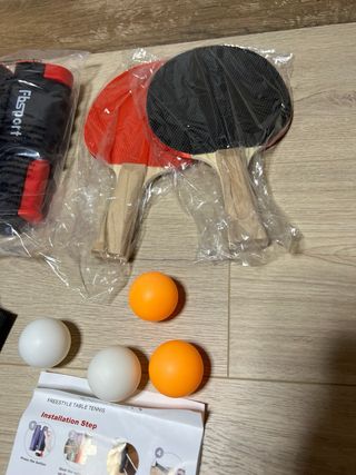 Set de Ping Pong con Red Retráctil