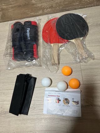 Set de Ping Pong con Red Retráctil