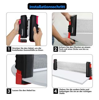 Set de Ping Pong con Red Retráctil