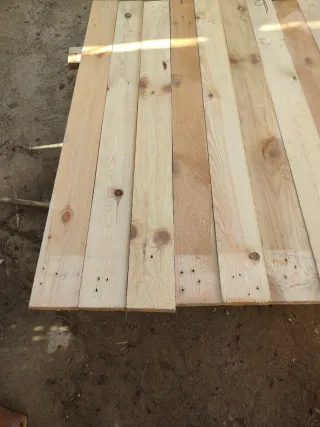 10 tablas de madera 1.10m x 9cm x 2.5cm