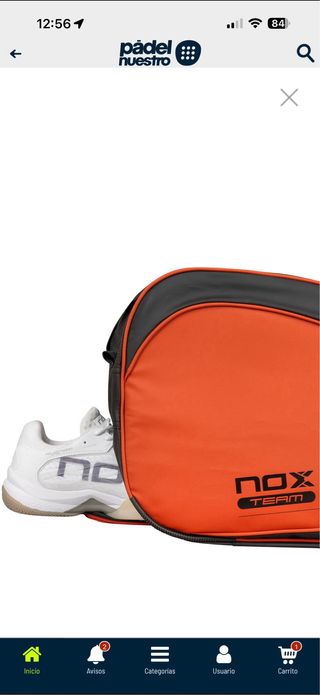 Paletero Nox ML10 Team Naranja y Negro
