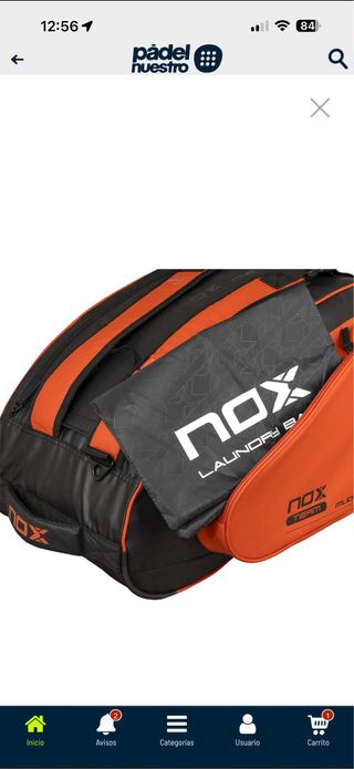 Paletero Nox ML10 Team Naranja y Negro