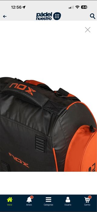 Paletero Nox ML10 Team Naranja y Negro