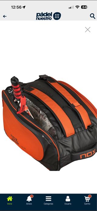 Paletero Nox ML10 Team Naranja y Negro