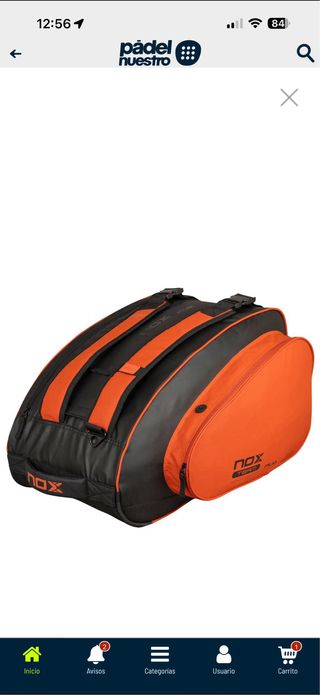 Paletero Nox ML10 Team Naranja y Negro