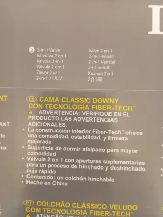 Colchoneta Intex Dura-Beam Standard 99x1.91x25