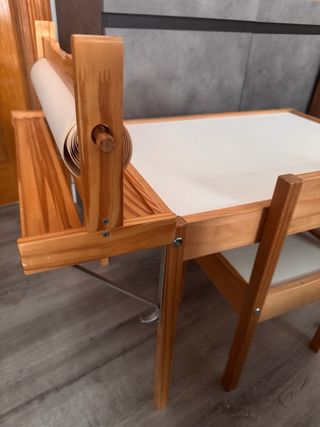 ¡SÓLO HOY!. Mesa, silla, portarollos, rollo.