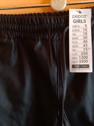 Pantalón cargo efecto piel Pepco 12-13 a.XS-S