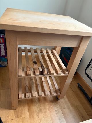 Carro de cocina madera BEKVÄM Ikea