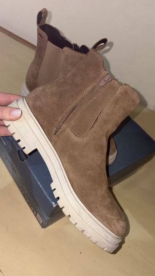 Botas Geox Mujer Beige/Marrón