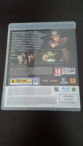Juego ps3 L.A. Noire