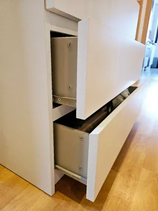 Cómoda 4 cajones IKEA MALM blanca 80x100 cm