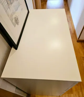 Cómoda 4 cajones IKEA MALM blanca 80x100 cm