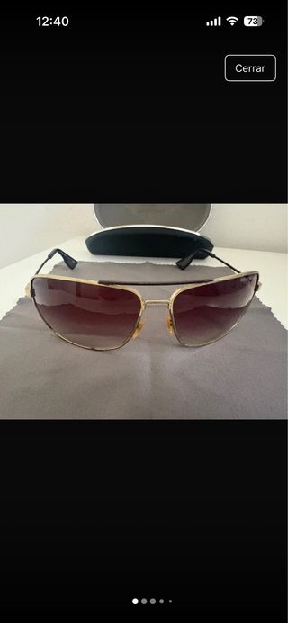 Gafas de Sol Armani Mujer Doradas Marrones