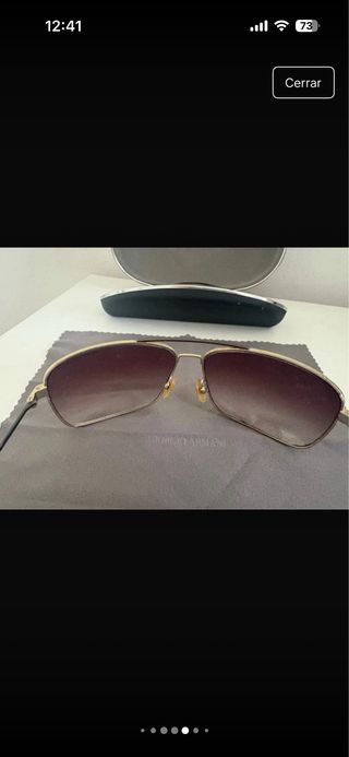 Gafas de Sol Armani Mujer Doradas Marrones