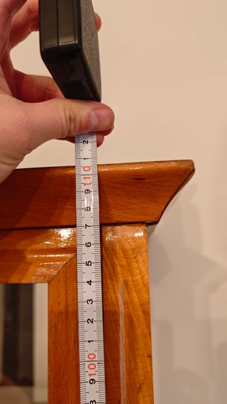 Vitrina Vintage Antigua Madera y Cristal