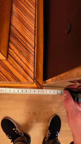 Vitrina Vintage Antigua Madera y Cristal