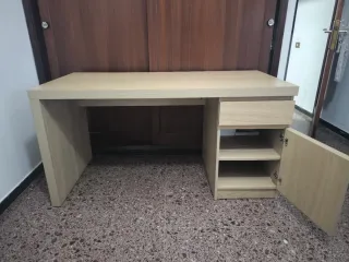 Escritorio Malm Ikea Roble