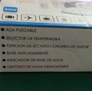 Plancha de viaje compacta