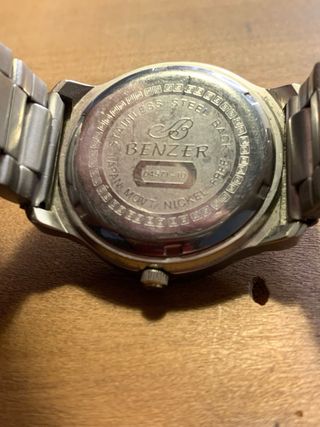 Reloj Benzer Suizo Cuarzo