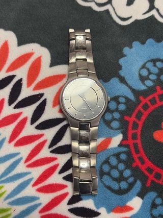 Reloj Titanium Plata 3ATM Quartz