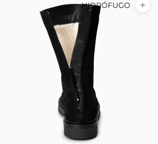 Botas Mimao Piel Negras T.39