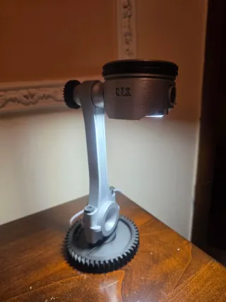 Lampada Design Pistone 3D