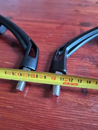 Espejos Retrovisores Moto Negros