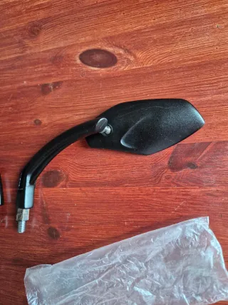 Espejos Retrovisores Moto Negros