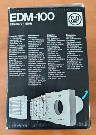 Extractor ventilación Baño EDM-100