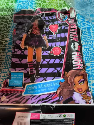 Disfraz Clawdeen Wolf Monster High Talla 12/14