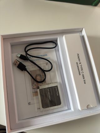 Marco fotos digital videos memoria, con rotación