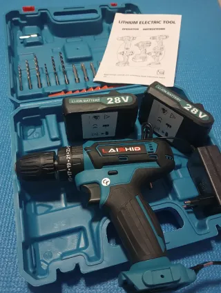 Taladro Percutor Atornillador LAISHID 28V