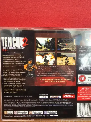 Tenchu 2: Birth of the Stealth Assassins PS1 PAL